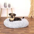 Miniatyrbild 3 av 4: dibea Rund Hundkorg Kattkudde Donutkorg Ø 70 cm Yttermått Ljusgrå - DB00393