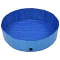 Miniatyrbillede 3 af 10: vidaXL foldbart hundebassin 120 x 30 cm PVC blå