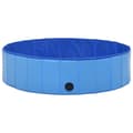 Miniatyrbillede 4 af 10: vidaXL foldbart hundebassin 120 x 30 cm PVC blå