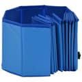 Miniatyrbillede 5 af 10: vidaXL foldbart hundebassin 120 x 30 cm PVC blå