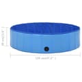 Miniatyrbillede 9 af 10: vidaXL foldbart hundebassin 120 x 30 cm PVC blå