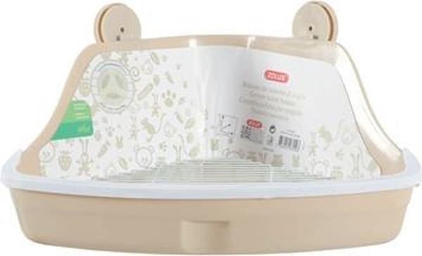 ZOLUX Liten hörntoalett 320x250x150 mm beige