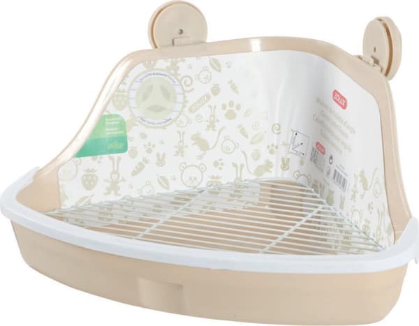 ZOLUX Liten hörntoalett 320x250x150 mm beige