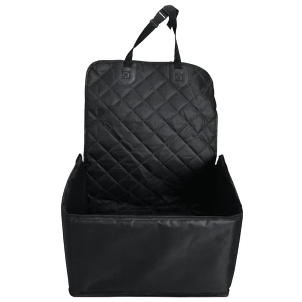 vidaXL bilsæde til hund 45x45x25/55 cm sort