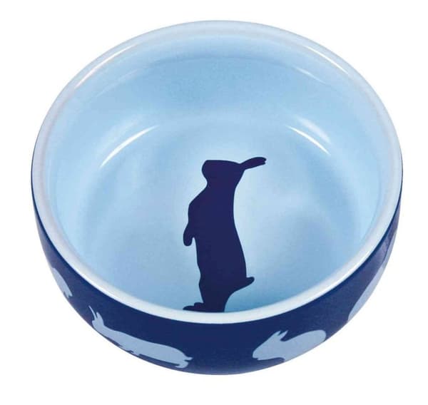 Keramisk skål med motiv, kanin, 250 ml/ø 11 cm
