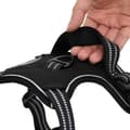 Miniatyrbilde 8 av 10: vidaXL Hundesele med reflekterende striper justerbar svart M