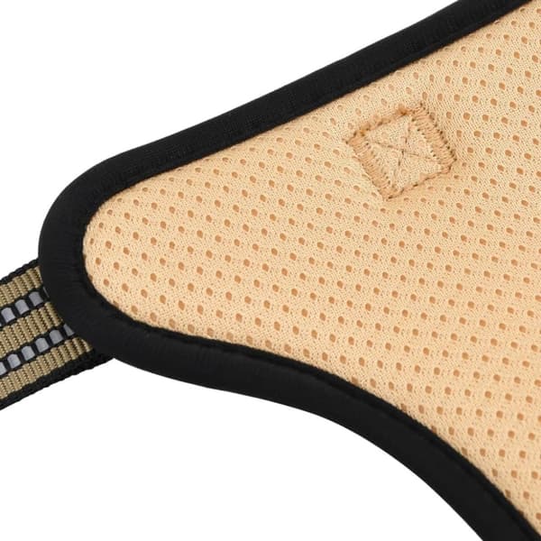 vidaXL Hundesele med reflekterende striper justerbar kamuflasje brun M