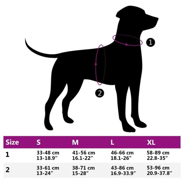 vidaXL hundesele med refleksstriber str. L justerbar pink
