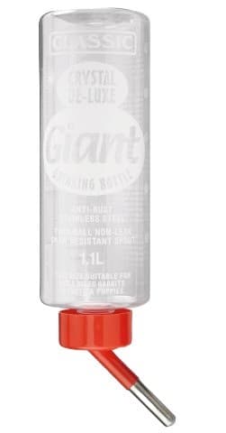 KERBL Classic de Luxe - vattenflaska för gnagare och kaniner - 1100ml