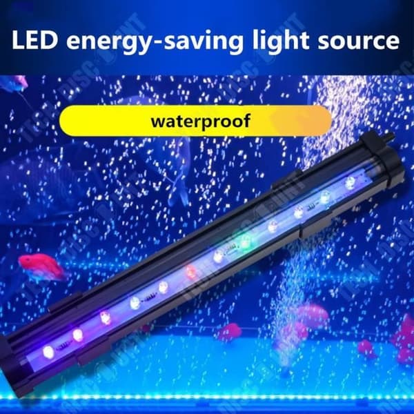 TD® Aquarium Light LED Aquarium Light Dekoration Fjärrkontroll Färgglad färgskiftande bälte Fjärrkontroll Light Waterproof