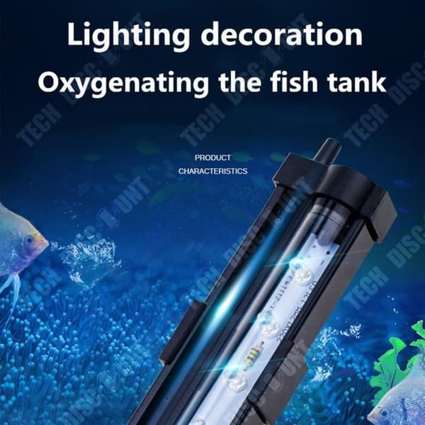 TD® Aquarium Light LED Aquarium Light Dekoration Fjärrkontroll Färgglad färgskiftande bälte Fjärrkontroll Light Waterproof
