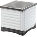 Miniatyrbild 5 av 5: Nisch - FERPLAST - PETVILLA 50 - 38,5 x 43 x 38,5 cm - Vit / Grå