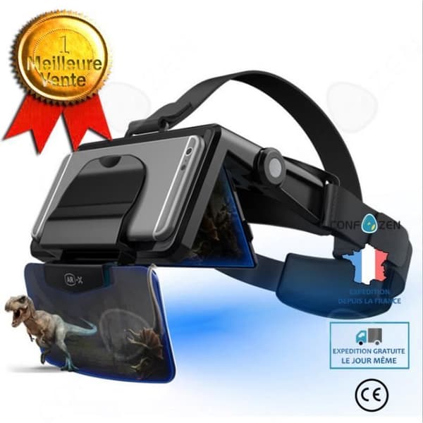 CONFO® Professionell spelglasögon skärmförstärkare AR glasögon headset mobil bio VR virtuellt spelheadset jätte skärmläsning