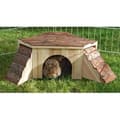 Miniatyrbillede 1 af 2: Naturhus med rampe til gnavere - 37x37x16cm - KERBL