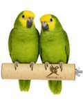 Miniatyrbillede 1 af 5: Parrot Planet Naturally - Naturlig birketræssæde til papegøjer størrelse M/L - 30 cm