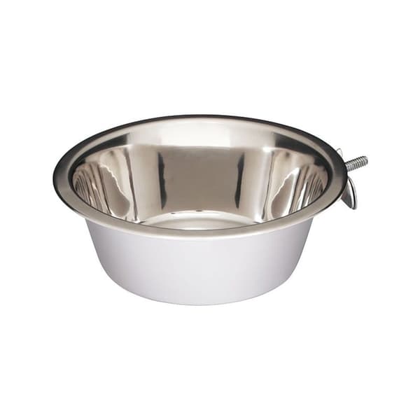 Metalskål i rustfrit stål, XL, med skruelåg - 1,3 l