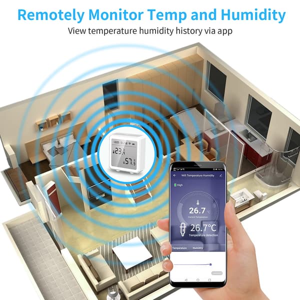 Smart Home - En enhet för att övervaka luftfuktighet och temperatur i rum för papegojor