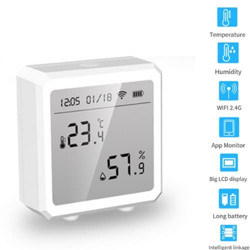 Smart Home - En enhet för att övervaka luftfuktighet och temperatur i rum för papegojor