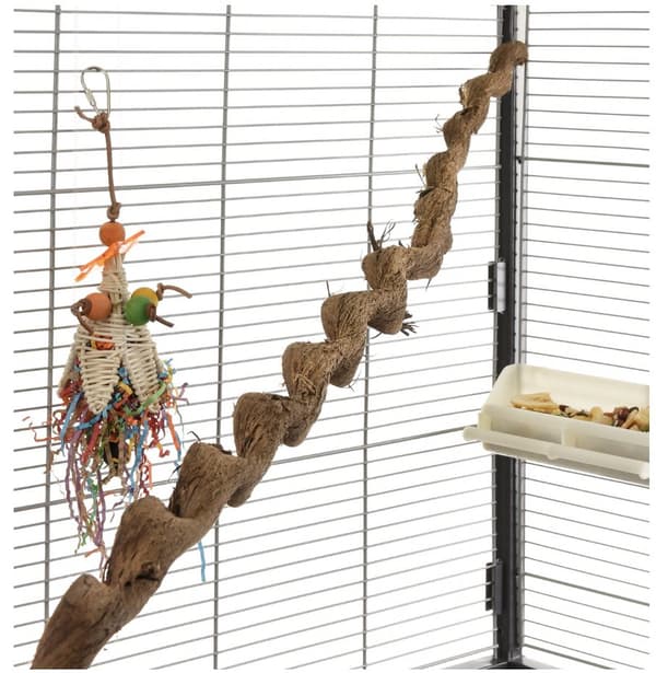 Naturlig bananliana för alla Papugs 35-45 cm