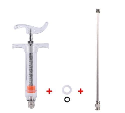 Ruisku + 8G-anturi poikasten manuaaliseen ruokintaan - 10 ml