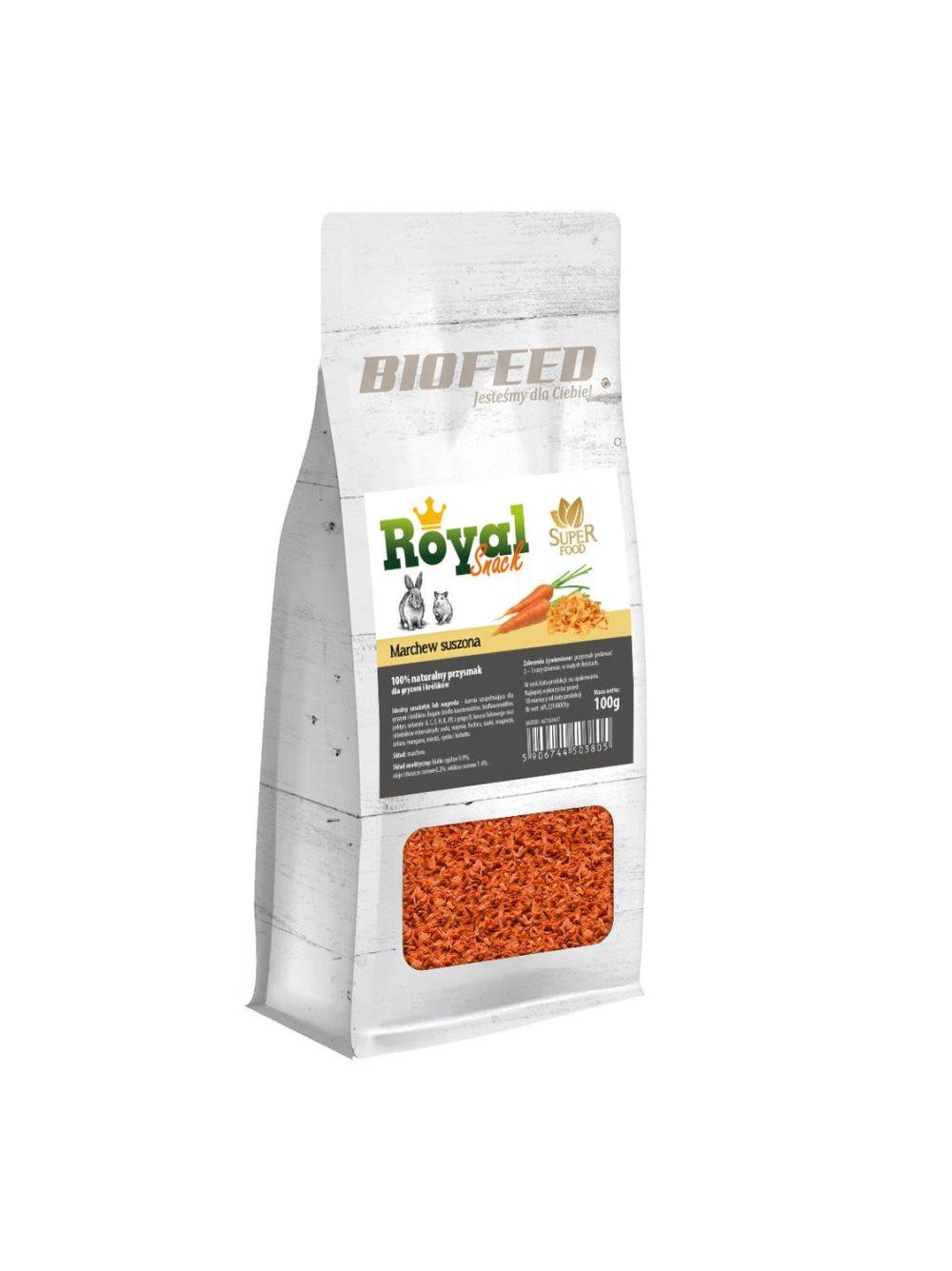 Biofeed Royal One Snack - Morot (morot) 200g
