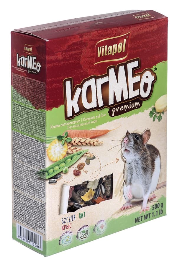 VITAPOL Karmeo Premium - rottefoder - 500g