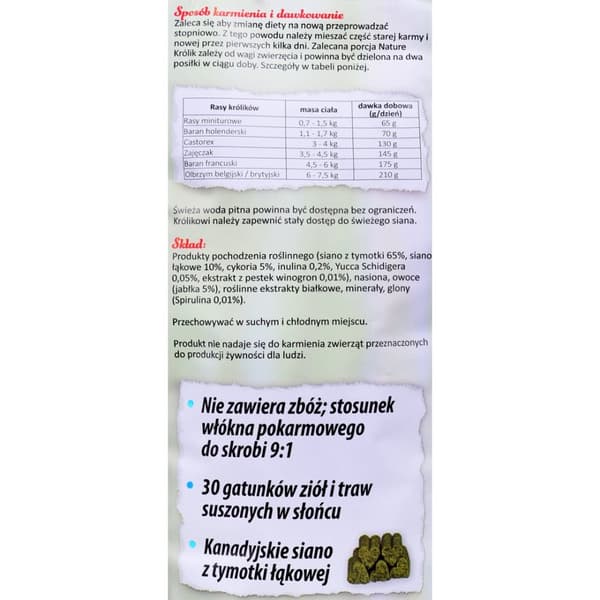 Beaphar Nature Granules 1,25 kg Kani