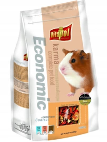 Marsvinefoder Vitapol 1,2 kg