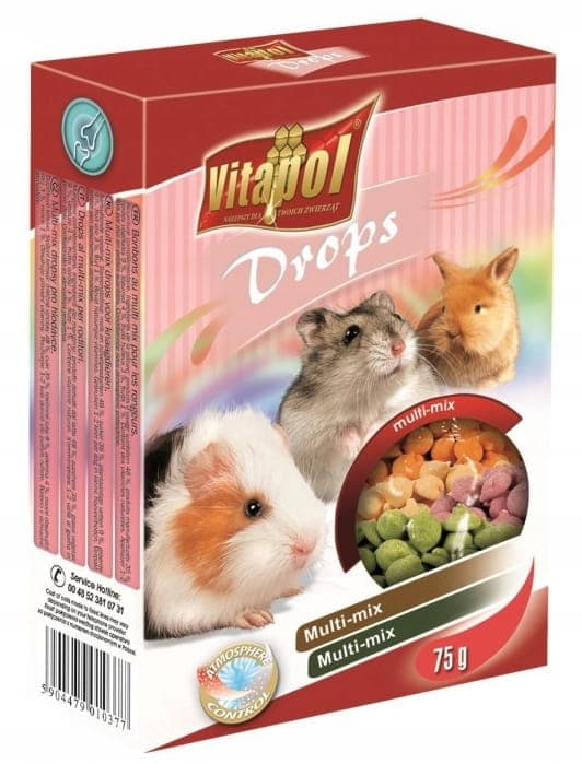 Vitapol Herkkutipat jyrsijöille ja kaneille 75 g