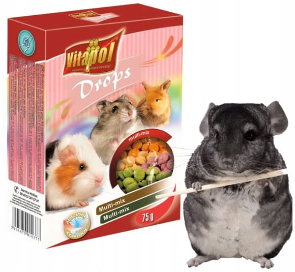 Vitapol Herkkutipat jyrsijöille ja kaneille 75 g