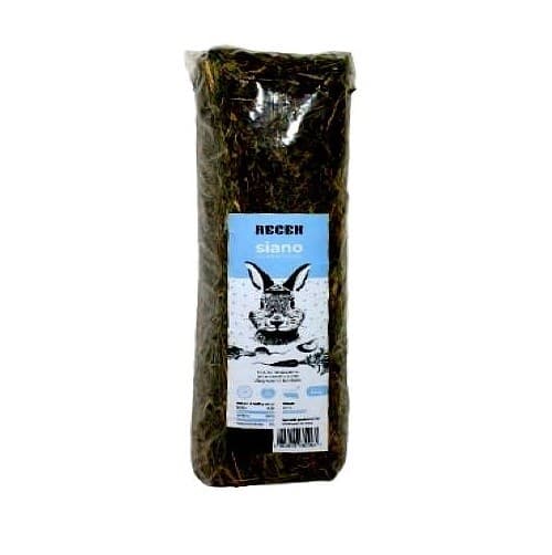 RECEK Enghø med mynte - hø til gnavere - 1 kg