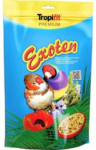 TROPIFIT 700g EXOTEN - Året runt-foder för papegojor och andra exotiska fåglar
