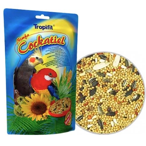 Tropifit 700g COCKATIEL - Året runt-foder för nymfparakiter och andra papegojor