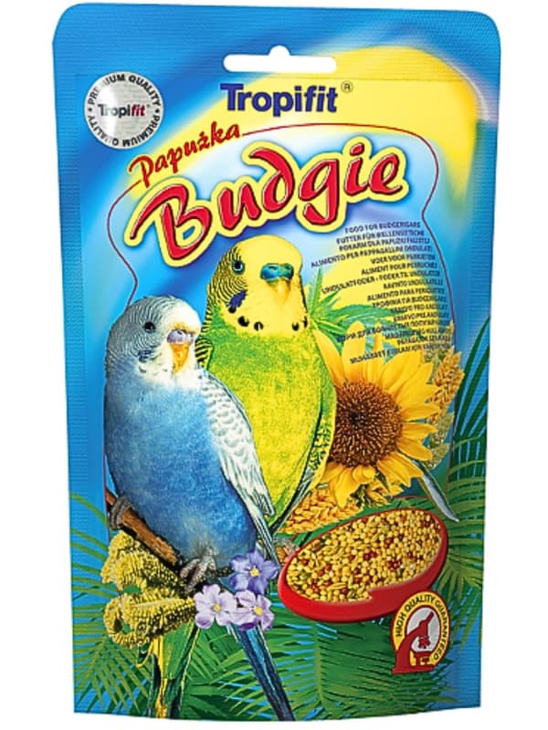Tropifit Budgie 700g - Foder för undulater året runt