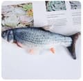 Miniatyrbild 5 av 9: Interaktiv fisk | Hoppleksak | Elektrisk | för hundar och katter | 28 cm