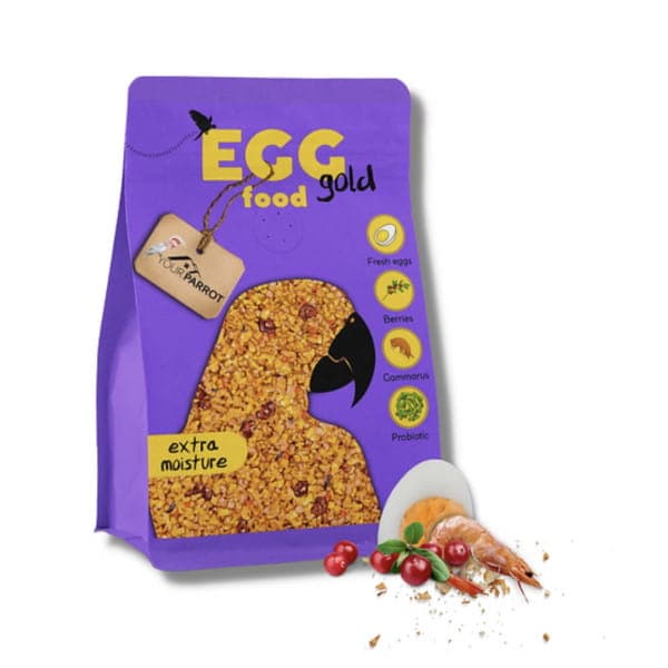Your Parrot Soft Eggfood Gold - æggefoder til store papegøjer 1 kg