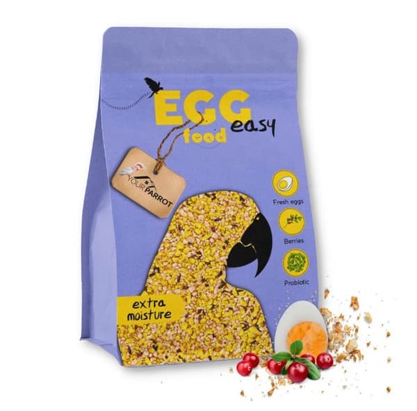 Your Parrot Eggfood Easy Soft - äggfoder för stora papegojor 1 kg