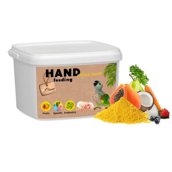 Din Parrot Protein Boost Hand Feeding Formula - foder för handmatande kycklingar 1,5 kg