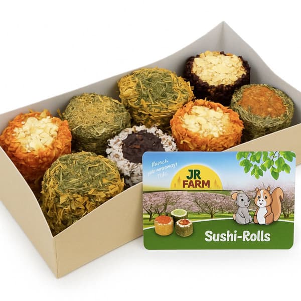JR FARM Sushi Rolls - utsökt sushi för alla papegojor 190g