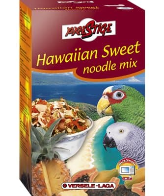 Versele Laga HAWAIIAN SWEET NOODLEMIX - Makea ja hedelmäinen - Pastasekoitus papukaijoille