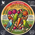 Pikkukuva 5 / 9: Parrot Planet - Papukaijan sydän - PÄHKINÄ-KASVIKSET - XL - välipala kaikille papukaijoille 180 g