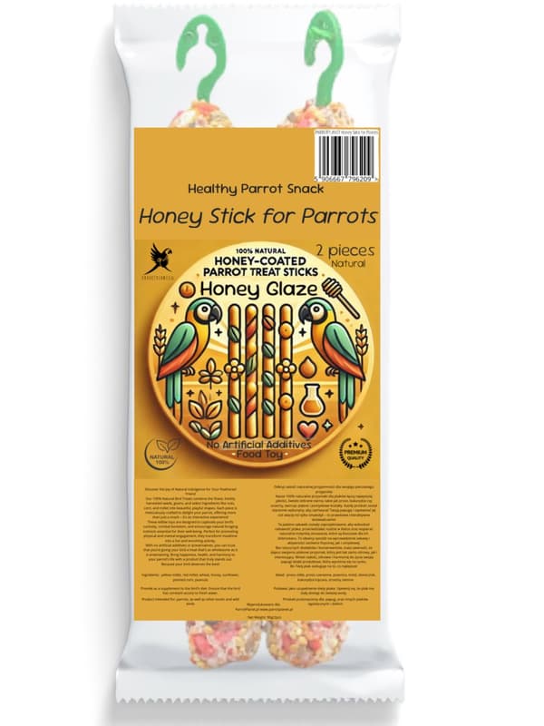 Parrot Planet - Hunajatikut - herkkua kaikille papukaijoille 2 kpl.