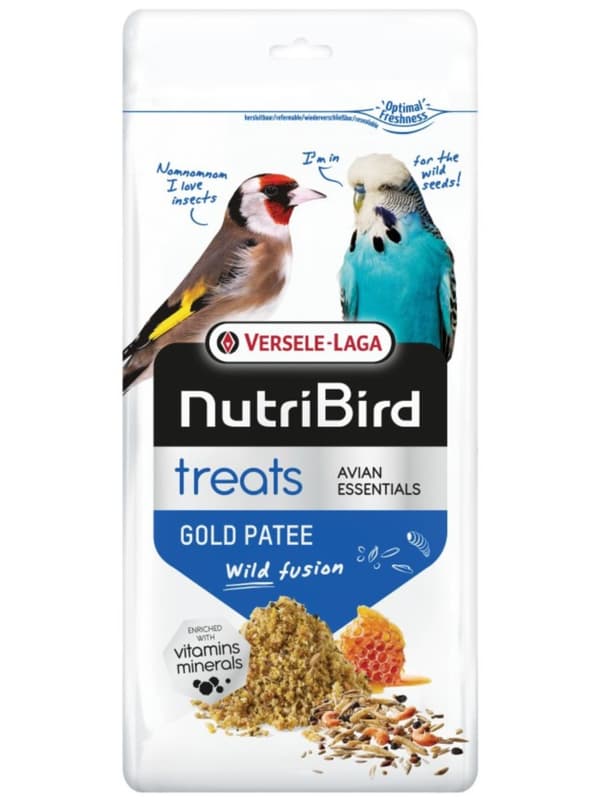 Versele Laga NutriBird Treats Gold Patee Wild Fusion 250g - Runsasproteiininen herkku linnuille