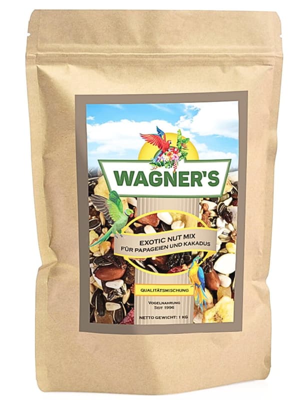 Wagners Exotic Nut Nötblandning för alla papegojor 1 kg