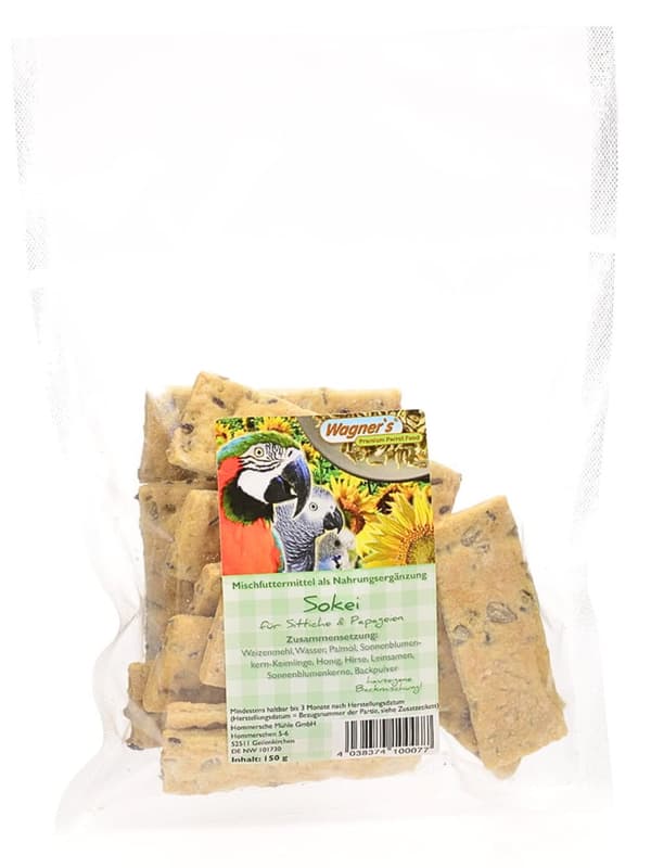 Wagners HEMGJORDA Sokei papegojekex 150g