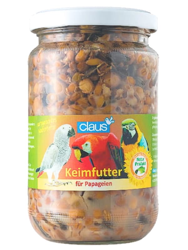 Claus Keimfutter - Luonnollisia ituja suurille papukaijoille 370ml