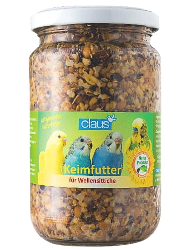 Claus Keimfutter - Naturliga groddar för undulater och andra små papuor 370ml Claus Keimfutter - Naturliga groddar för undulater och andra små papuor 370ml