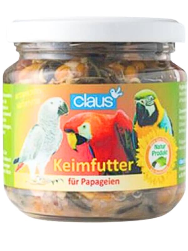 Claus Keimfutter - Luonnollisia ituja suurille papukaijoille 210ml