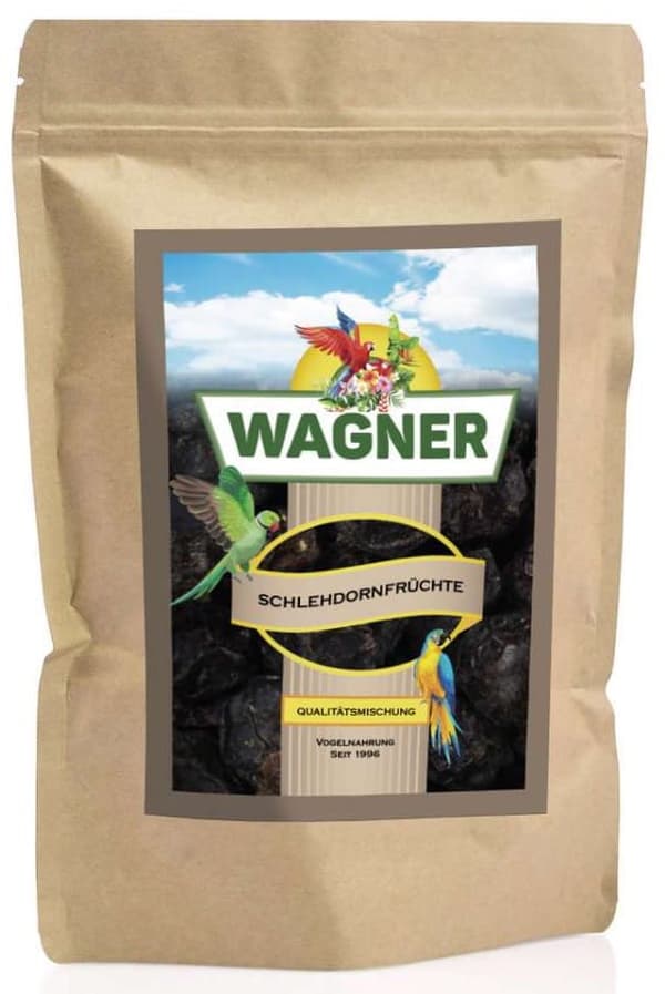 Wagners krispiga slånbär för alla papegojor 150 g
