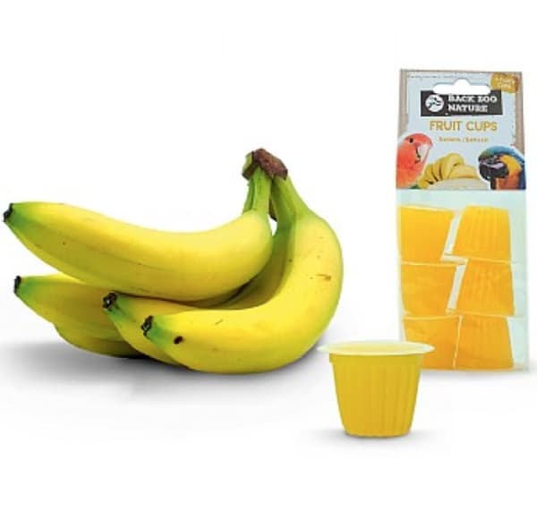 Gelé för papegojor, Banan-smak, 6 st.